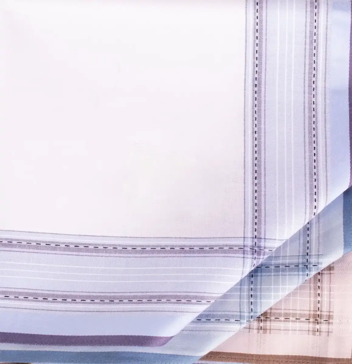 Tiseco 12 stuks Heren zakdoeken - dikke kwaliteit - Stevige katoenen zakdoek