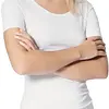Apollo 2-pack dames T-shirts bamboe - Zachte ondershirts korte mouw - Diepe Ronde hals