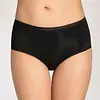 Nina von C dames Heupslip biologisch katoen - Zwart en wit dames midi slip - katoenen ondergoed dames