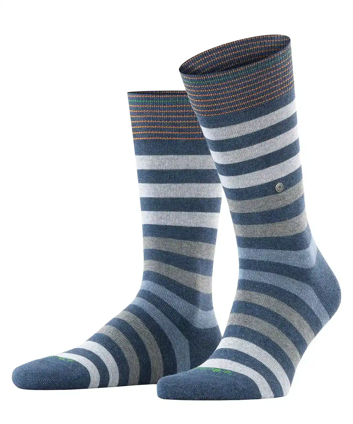 Burlington Blackpool Heren Sokken - Stripe - Hoge katoenen mannen sokken