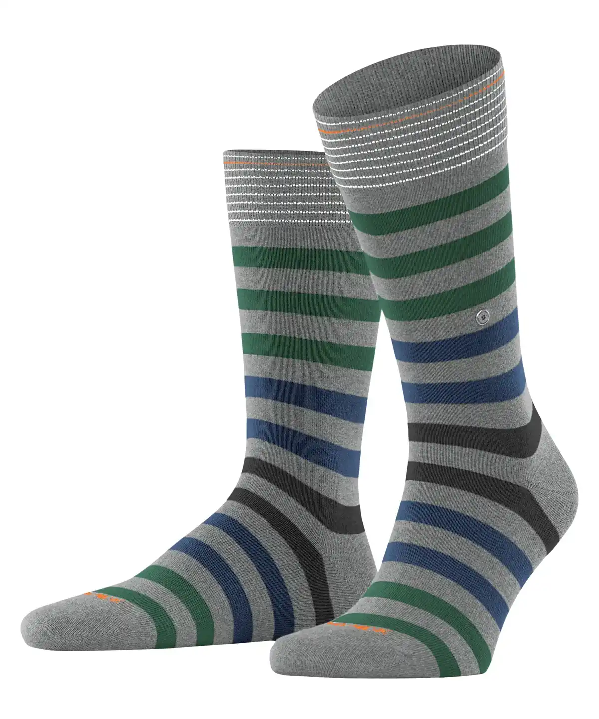 Burlington Blackpool Heren Sokken - Stripe - Hoge katoenen mannen sokken