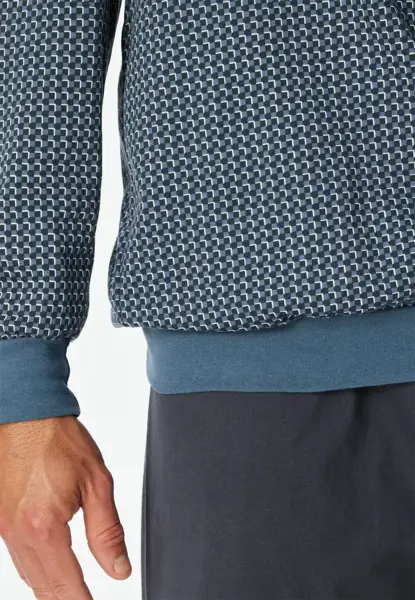 Schiesser pyjama heren lange mouw 100% katoen - Comfort - 181162 - Met boordjes Schiesser pyjama heren lange mouw 100% katoen - Comfort - 181162 - Met boordjes