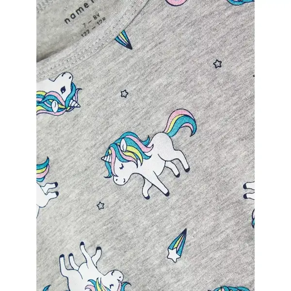 Name it meisjes pyjama - Unicorn - Katoenen meisjes nachtkleding Name it meisjes pyjama - Unicorn - Katoenen meisjes nachtkleding