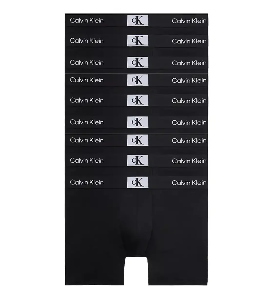 Calvin Klein 9-Pack Heren Boxershorts - Boxer Brief Black CK96 - Multipack katoenen heren onderbroeken - Mannen ondergoed