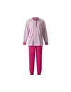 Lunatex tricot dames pyjama - Lange mouwen - Old Stripe
