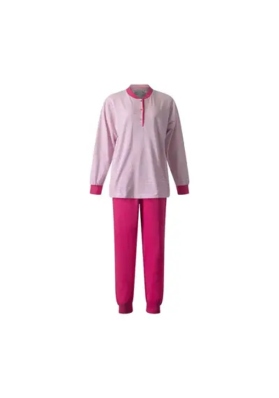 Lunatex tricot dames pyjama - Lange mouwen - Old Stripe Lunatex tricot dames pyjama - Lange mouwen - Old Stripe