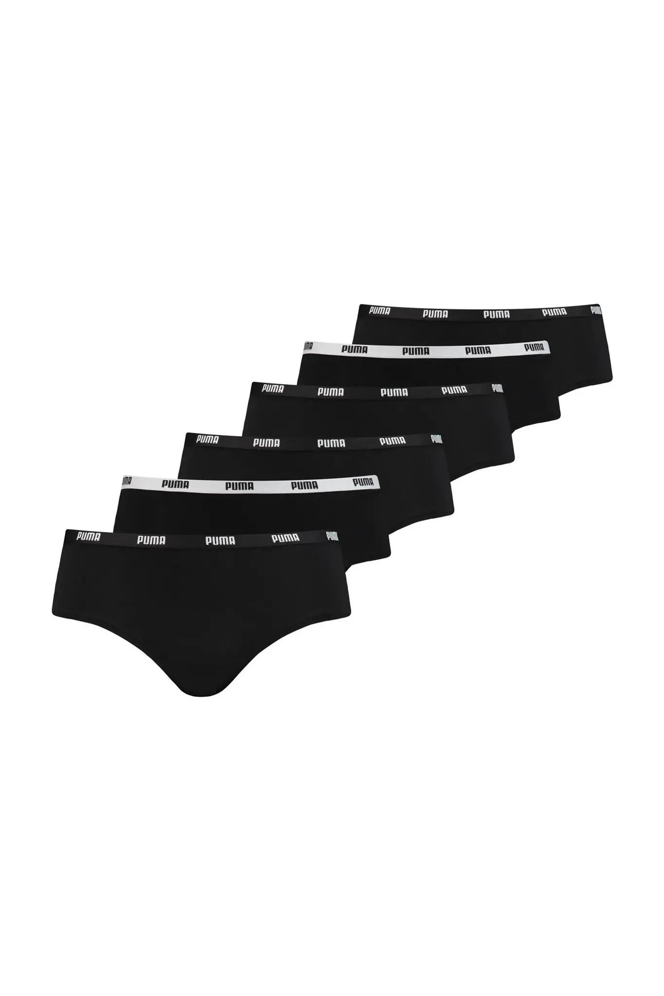 Puma 6-Pack dames hipsters - Multipack katoenen dames onderbroeken - Vrouwen ondergoed