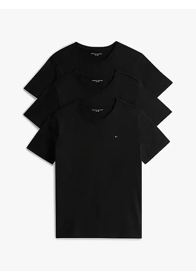 Tommy Hilfiger 3-pak Heren Katoenen T-Shirt Tommy Hilfiger 3-pak Heren Katoenen T-Shirt