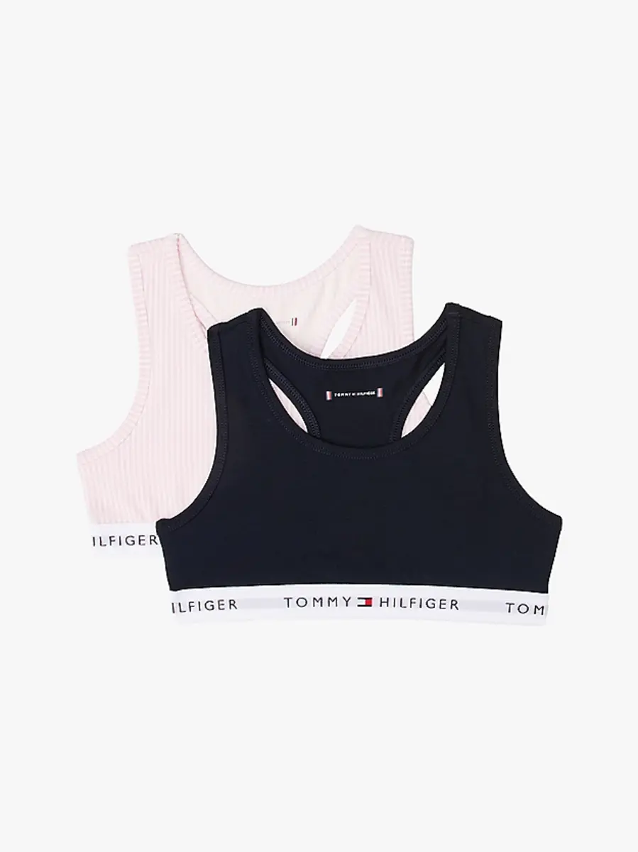 Tommy Hilfiger 2-pak meisjes Top - Bralette - Streep