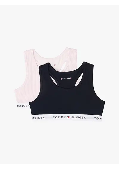 Tommy Hilfiger 2-pak meisjes Top - Bralette - Streep Tommy Hilfiger 2-pak meisjes Top - Bralette - Streep