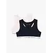Tommy Hilfiger 2-pak meisjes Top - Bralette - Streep - Wit/Roze