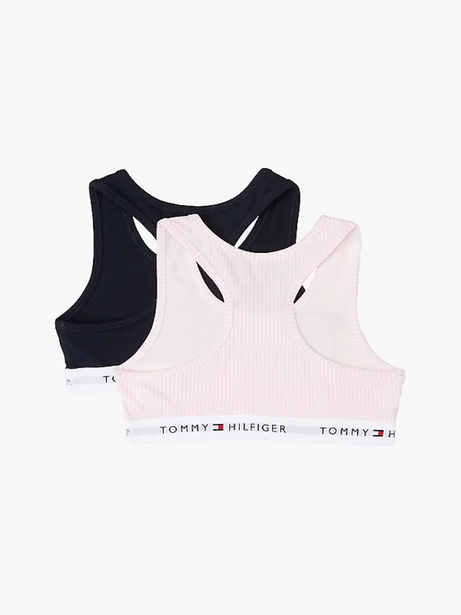 Tommy Hilfiger 2-pak meisjes Top - Bralette - Streep