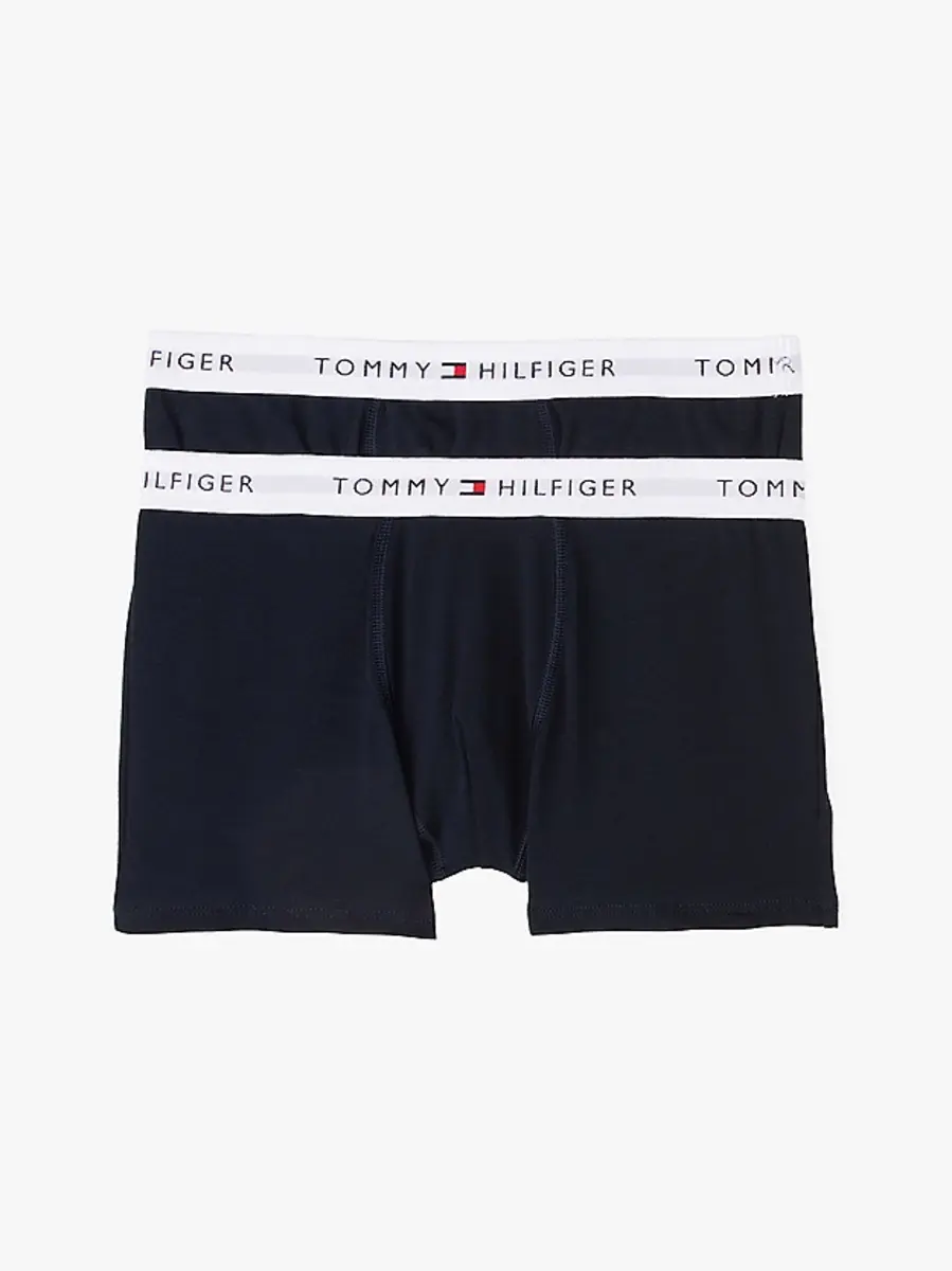 Tommy Hilfiger 2-Pack jongens Boxershorts - Zwarte jongens onderbroeken Tommy Hilfiger 2-Pack jongens Boxershorts - Zwarte jongens onderbroeken
