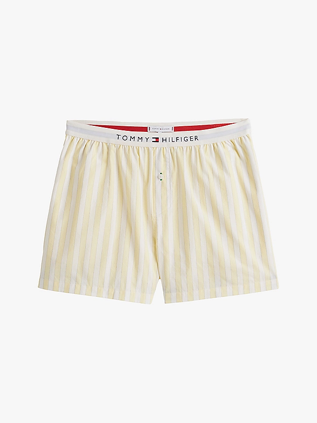 Tommy Hilfiger Dames Poplin Pyjamashort - Katoenen pyjama met knoopsluiting