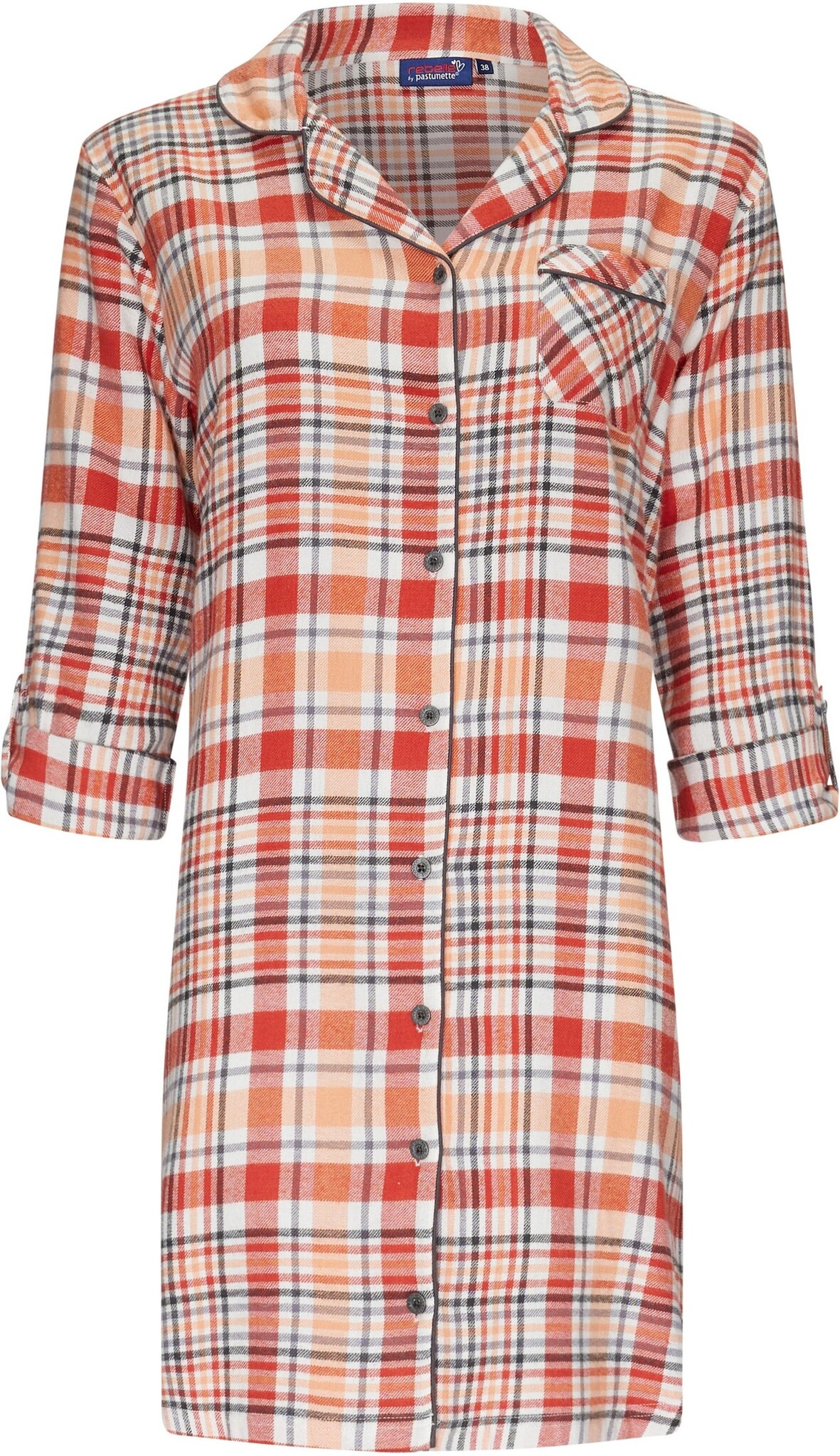 Pastunette dames flanelle nachthemd L/M