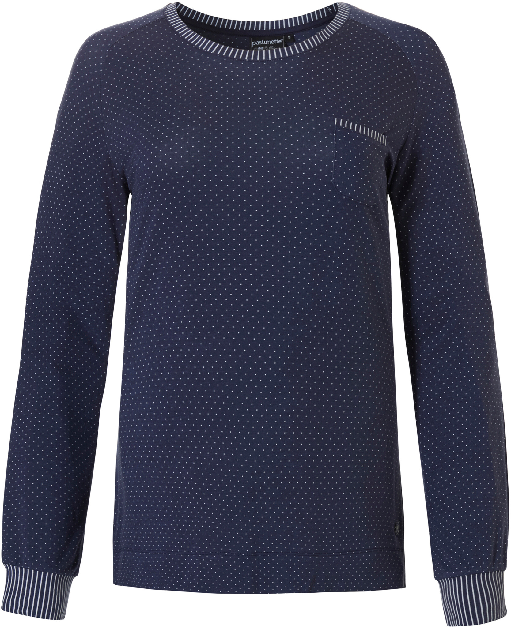 Pastunette pyjama top dames - Blue Dots