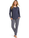 Pastunette pyjama top dames - Blue Dots