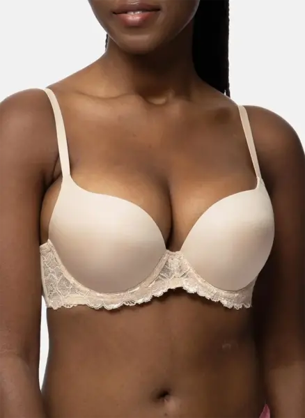 Dorina Super Push Up BH - Claire - Maximizer push up bh met beugel - T-shirt bh met kanten rand Dorina Super Push Up BH - Claire - Maximizer push up bh met beugel - T-shirt bh met kanten rand