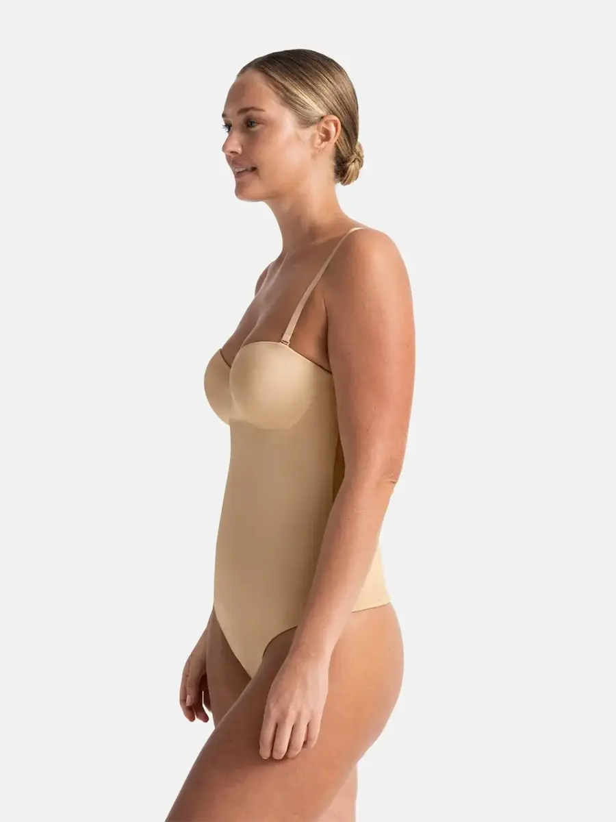 Dorina Strapless corrigerende body dames naadloos - Sublime Sculpt - Shapewear bodysuit met spaghetti bandjes Dorina Strapless corrigerende body dames naadloos - Sublime Sculpt - Shapewear bodysuit met spaghetti bandjes