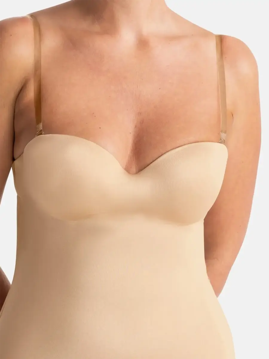 Dorina Strapless corrigerende body dames naadloos - Sublime Sculpt - Shapewear bodysuit met spaghetti bandjes Dorina Strapless corrigerende body dames naadloos - Sublime Sculpt - Shapewear bodysuit met spaghetti bandjes
