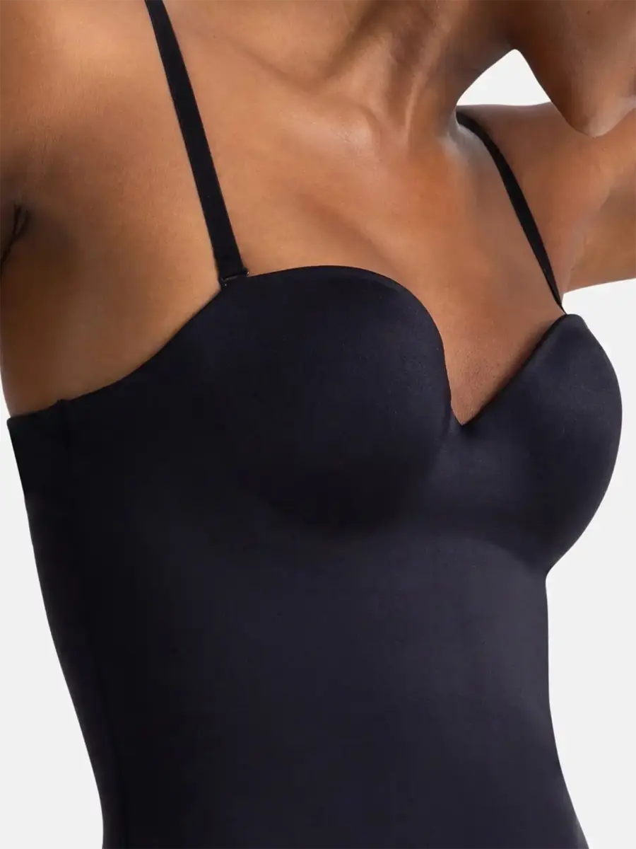 Dorina Strapless corrigerende body dames naadloos - Sublime Sculpt - Shapewear bodysuit met spaghetti bandjes Dorina Strapless corrigerende body dames naadloos - Sublime Sculpt - Shapewear bodysuit met spaghetti bandjes