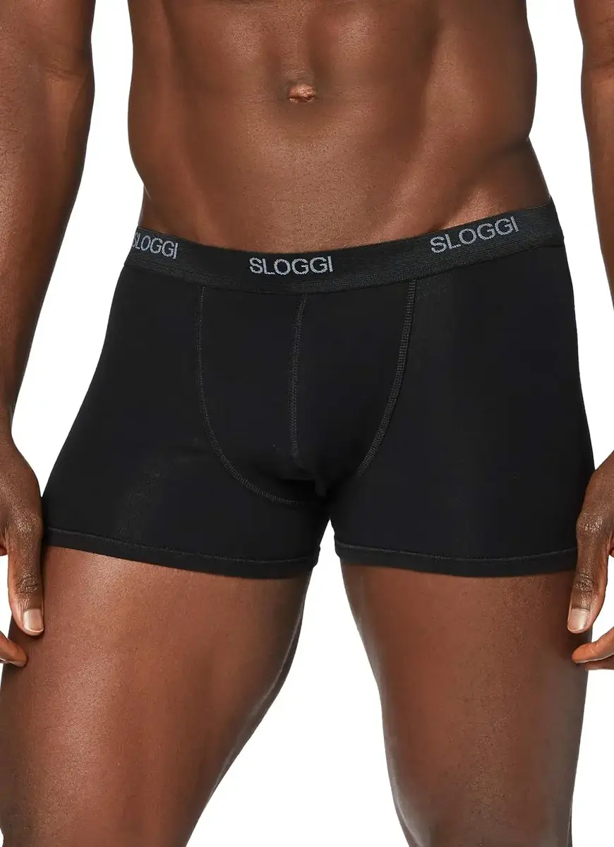 Sloggi 2-pak Basic boxershort heren - Heren onderbroek kort pijpje - Sloggi heren ondergoed