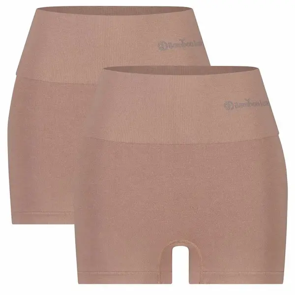 Bamboo Basics 2-Pack corrigerende boxershort - Naadloos - Stella - Hoge buik corrigerende shapewear shorts Bamboo Basics 2-Pack corrigerende boxershort - Naadloos - Stella - Hoge buik corrigerende shapewear shorts