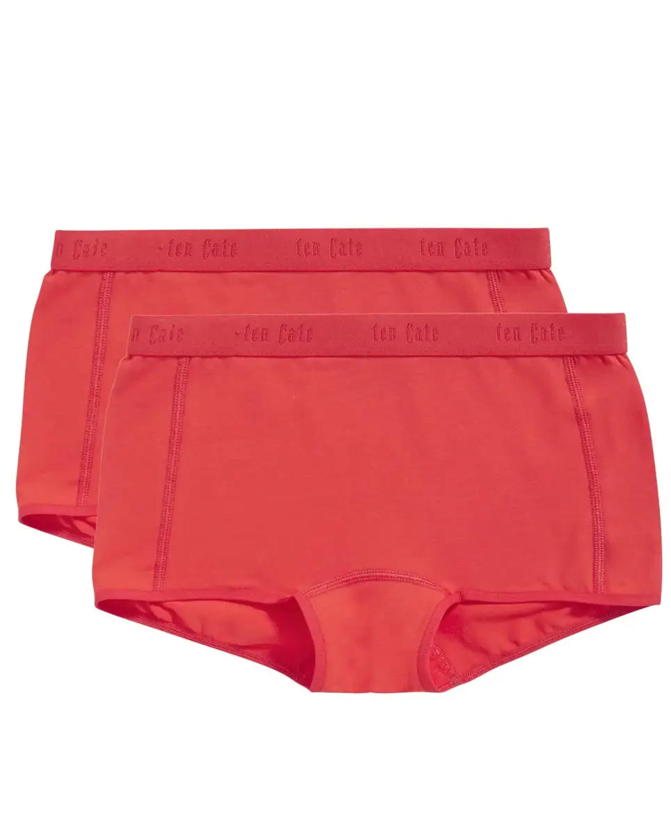 Ten Cate 2-pak meisjes boxershorts Organic 31986 - Meisjes ondergoed biologisch katoen Ten Cate 2-pak meisjes boxershorts Organic 31986 - Meisjes ondergoed biologisch katoen