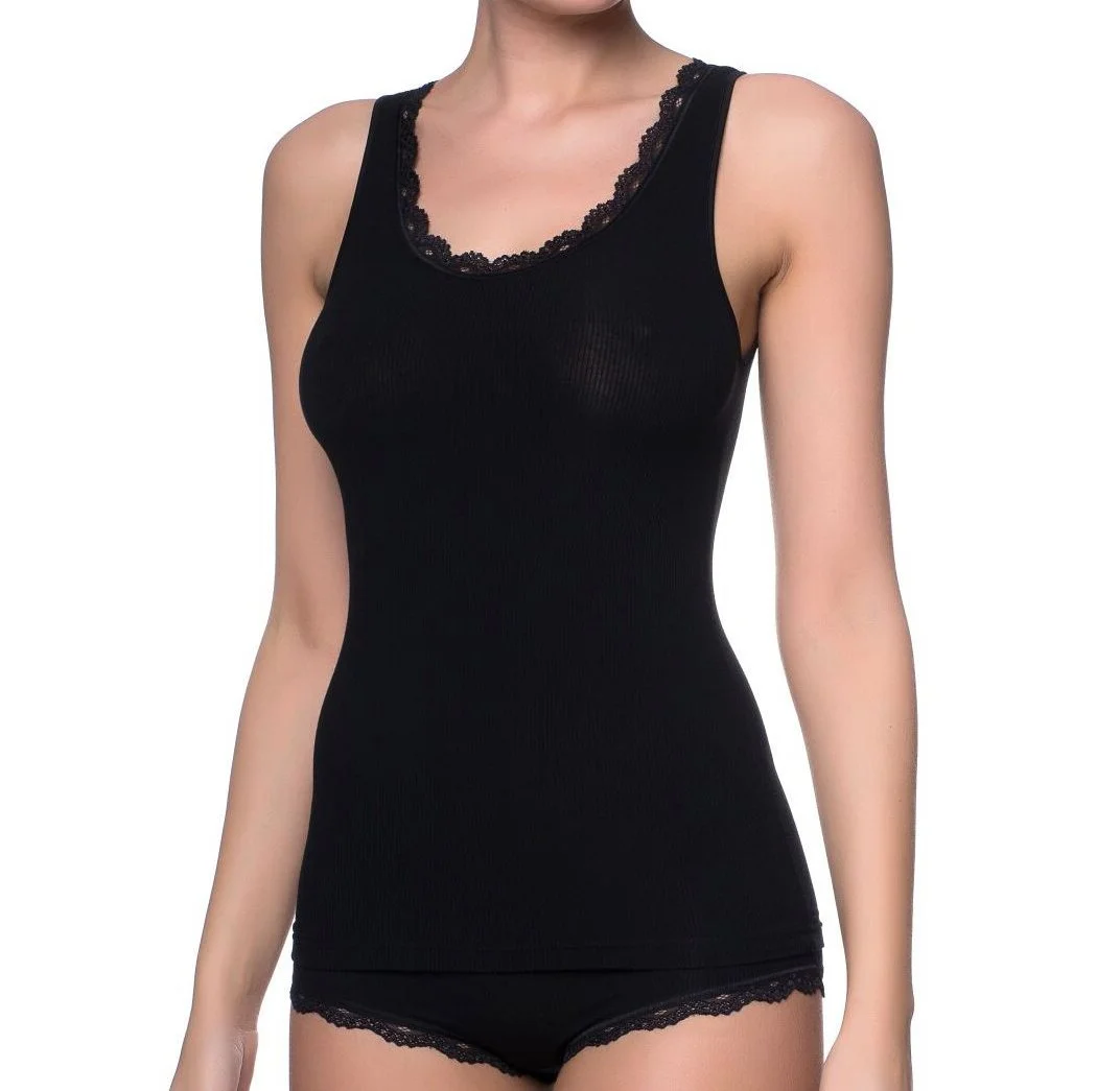 Nina von C rib dames sp hemd kant - Body & Soul