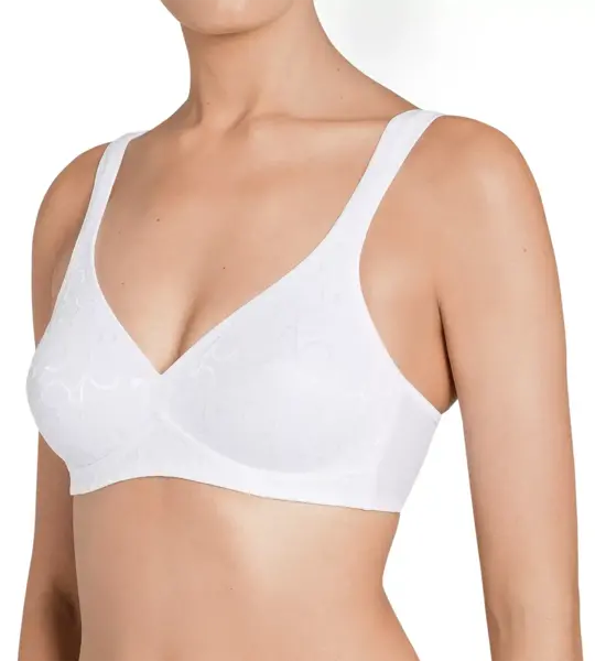 Triumph BH Elegant Cotton N - Stevige bh Zonder beugels - Klassieke bh wit en zwart Triumph BH Elegant Cotton N - Stevige bh Zonder beugels - Klassieke bh wit en zwart