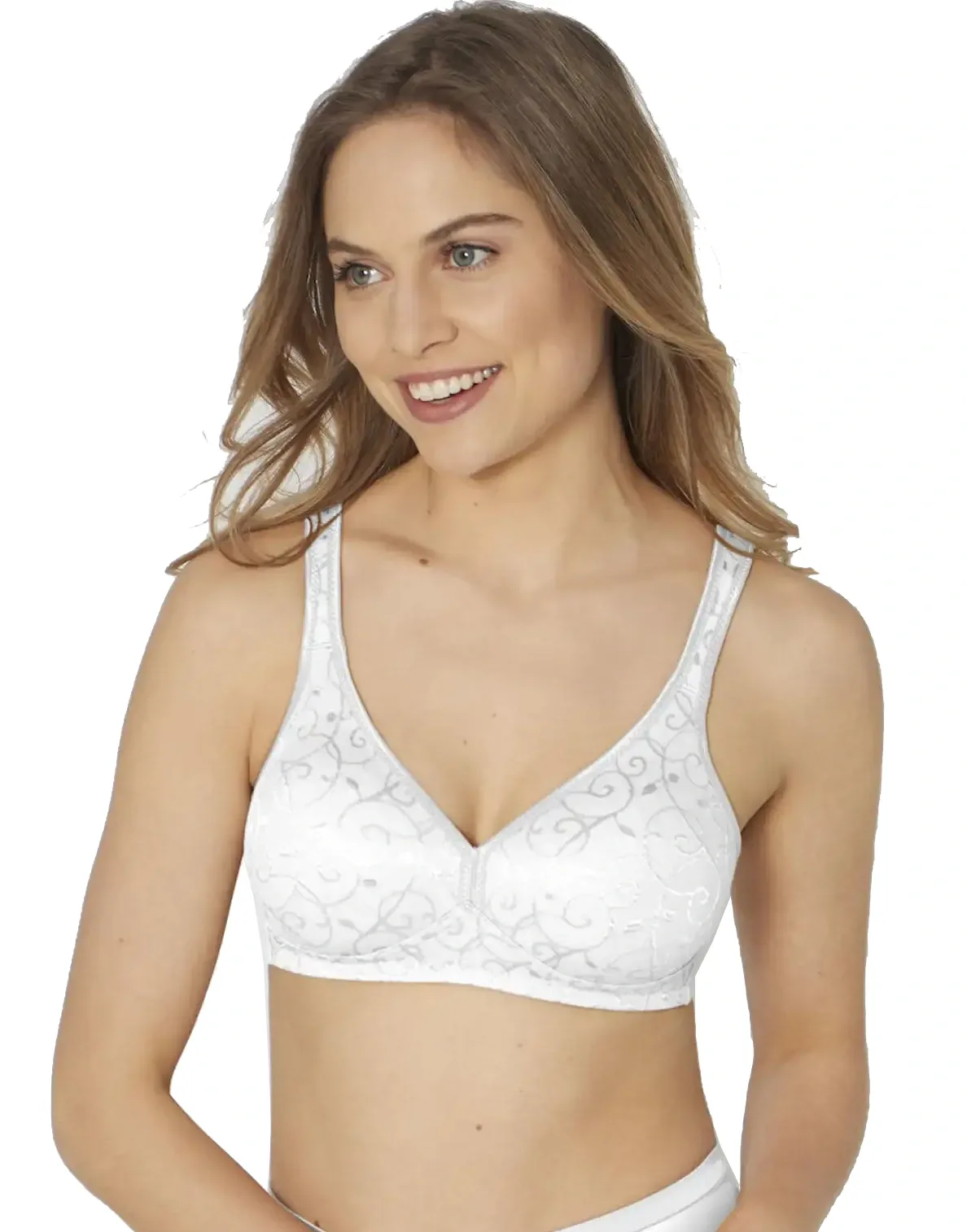 Triumph BH Elegant Cotton N - Stevige bh Zonder beugels - Klassieke bh wit en zwart