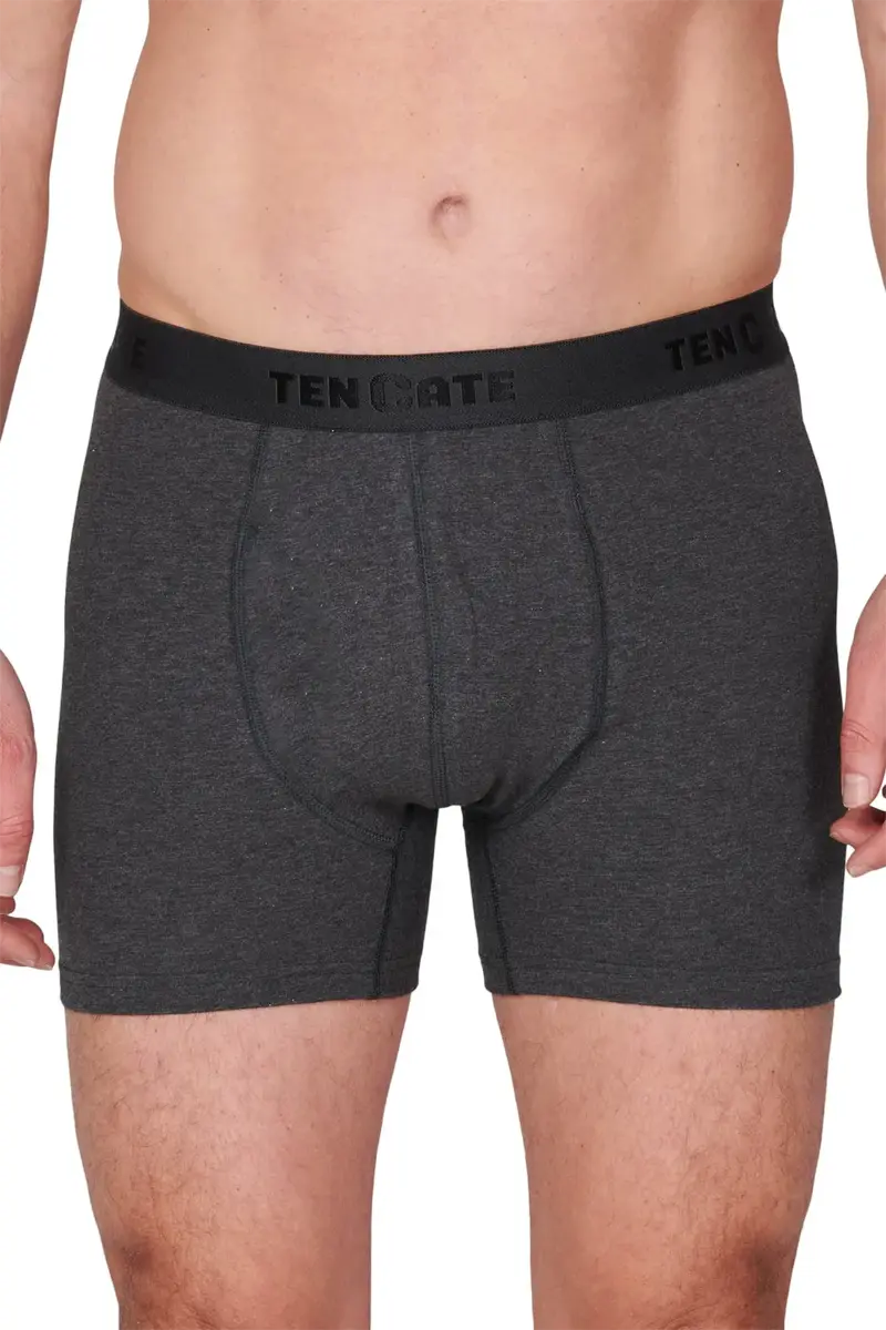 Ten Cate 2-Pack Basics Heren Shorty - 32321 - Comfortabele Heren boxershorts - Heren onderbroeken - Zwart, donkerblauw, grijs