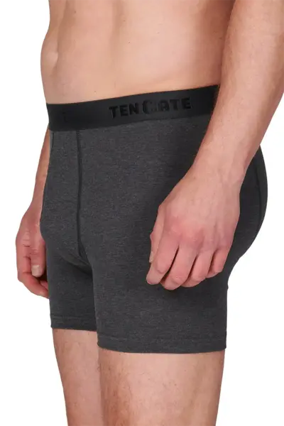 Ten Cate 2-Pack Basics Heren Shorty - 32321 - Comfortabele Heren boxershorts - Heren onderbroeken - Zwart, donkerblauw, grijs Ten Cate 2-Pack Basics Heren Shorty - 32321 - Comfortabele Heren boxershorts - Heren onderbroeken - Zwart, donkerblauw, grijs