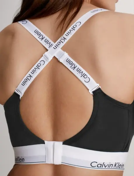 Calvin Klein Bralette dames - Full cup Light lined - Stevige katoenen bralette - Bh Top - Verstelbare bandjes Calvin Klein Bralette dames - Full cup Light lined - Stevige katoenen bralette - Bh Top - Verstelbare bandjes