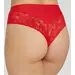 Ten Cate Secrets Brazilian High Waist - Invisible - Kanten dames taille brazilian slip - Schijnt niet door - Rood