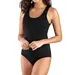 Casy Miller Corrigerende Body brede bandjes - Naadloze shapewear bodysuit - Buik corrigerend - Zwart