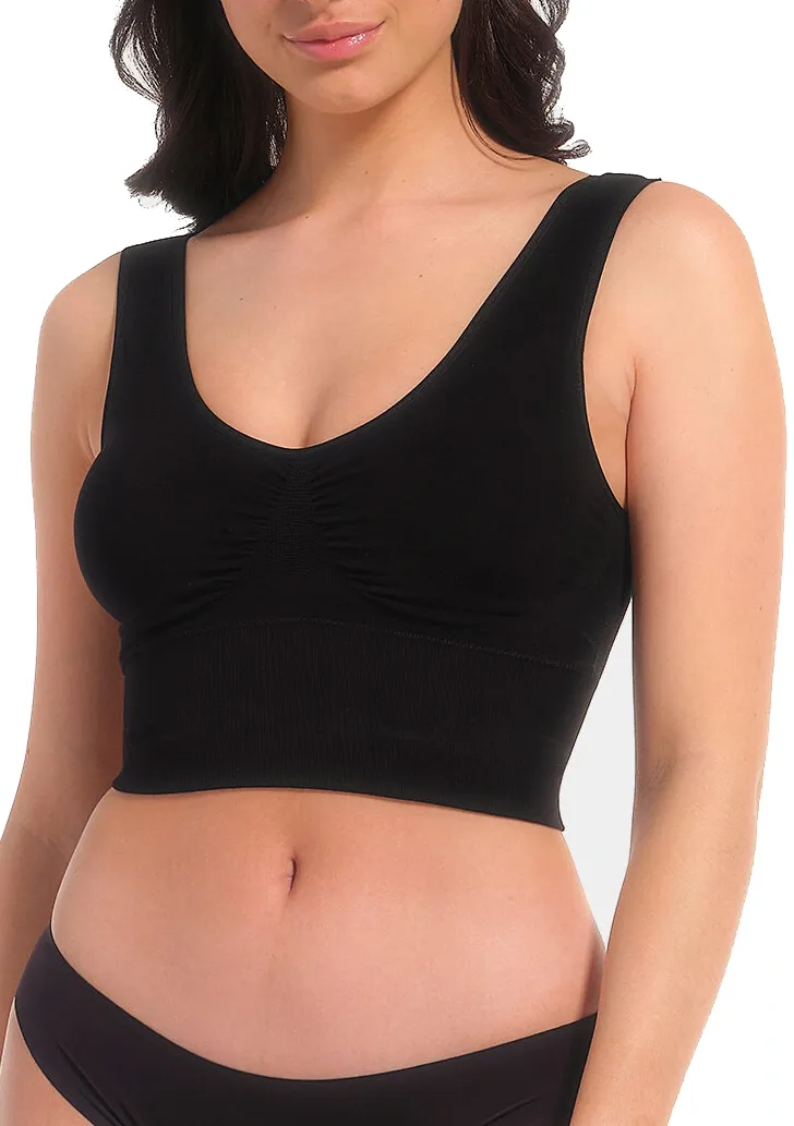 Magic Bodyfashion Maagband BH - Bamboe comfort Shape bra - Lange bh Top - Buik corrigerend