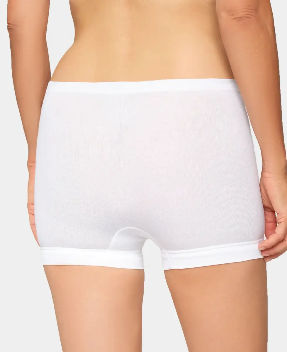 Conta taille directior - dames  short 148 katoenen boord - Senioren ondergoed - Vrouwen boxershort korte pijpjes - Zachte boorden