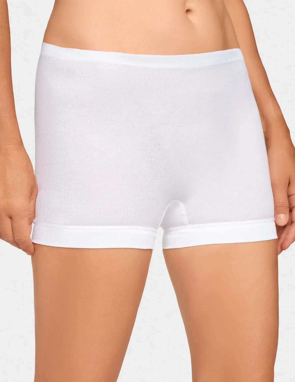 Conta taille directior - dames short 148 katoenen boord - Senioren ondergoed - Vrouwen boxershort korte pijpjes - Zachte boorden