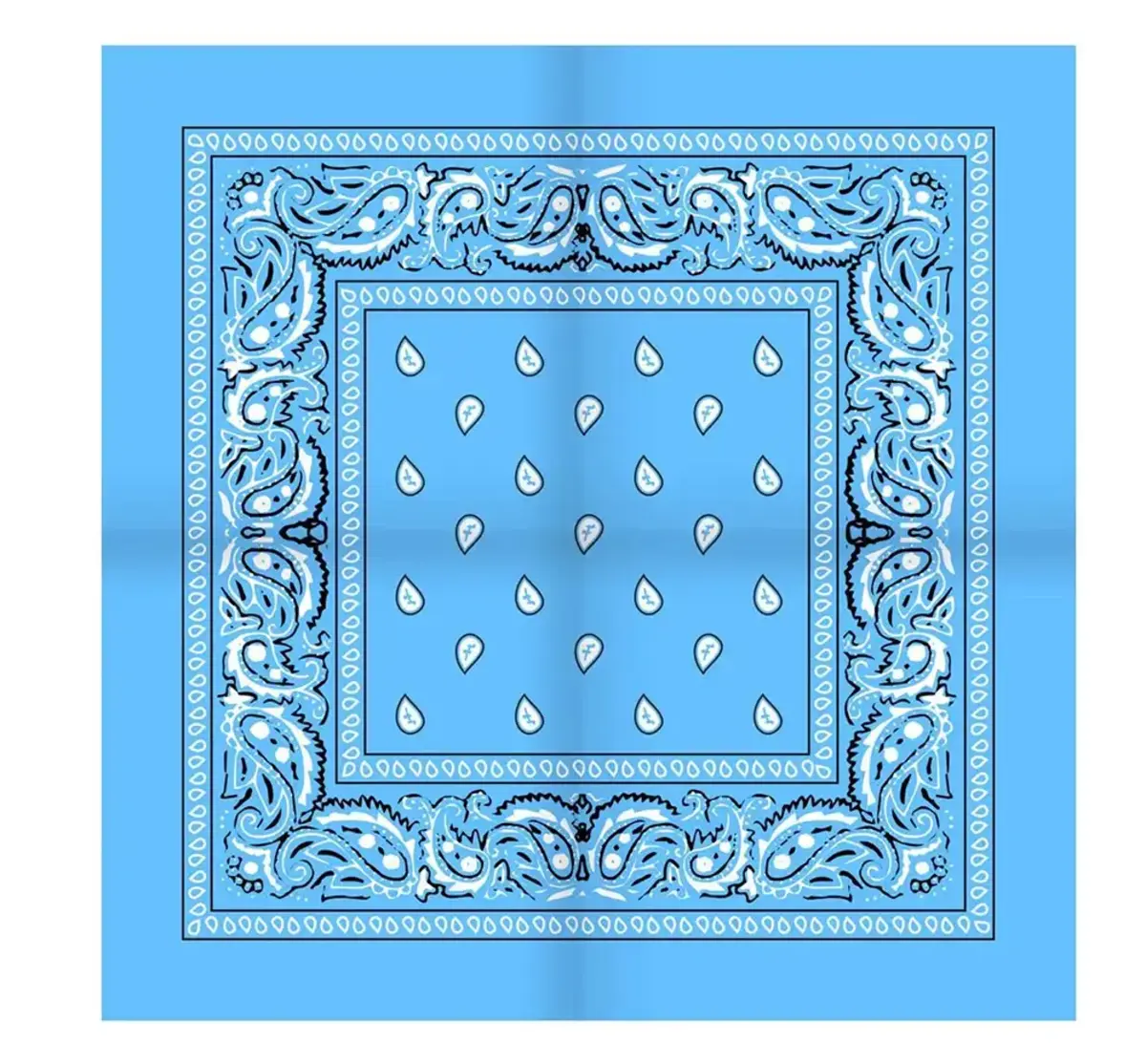 Boerenzakdoek Rain drop 54x54 - Rode zakdoek