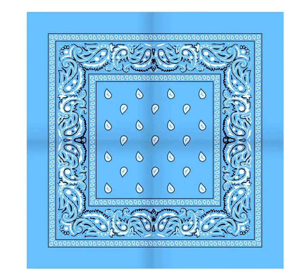 Boerenzakdoek Rain drop 54x54 - Rode zakdoek