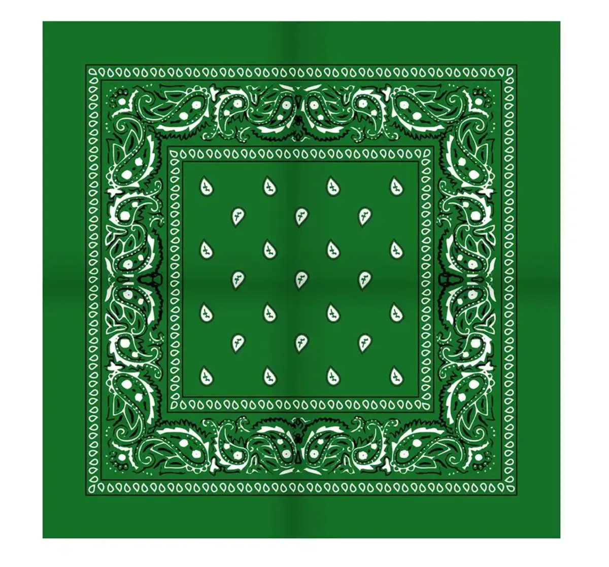 Boerenzakdoek Rain drop 54x54 - Rode zakdoek