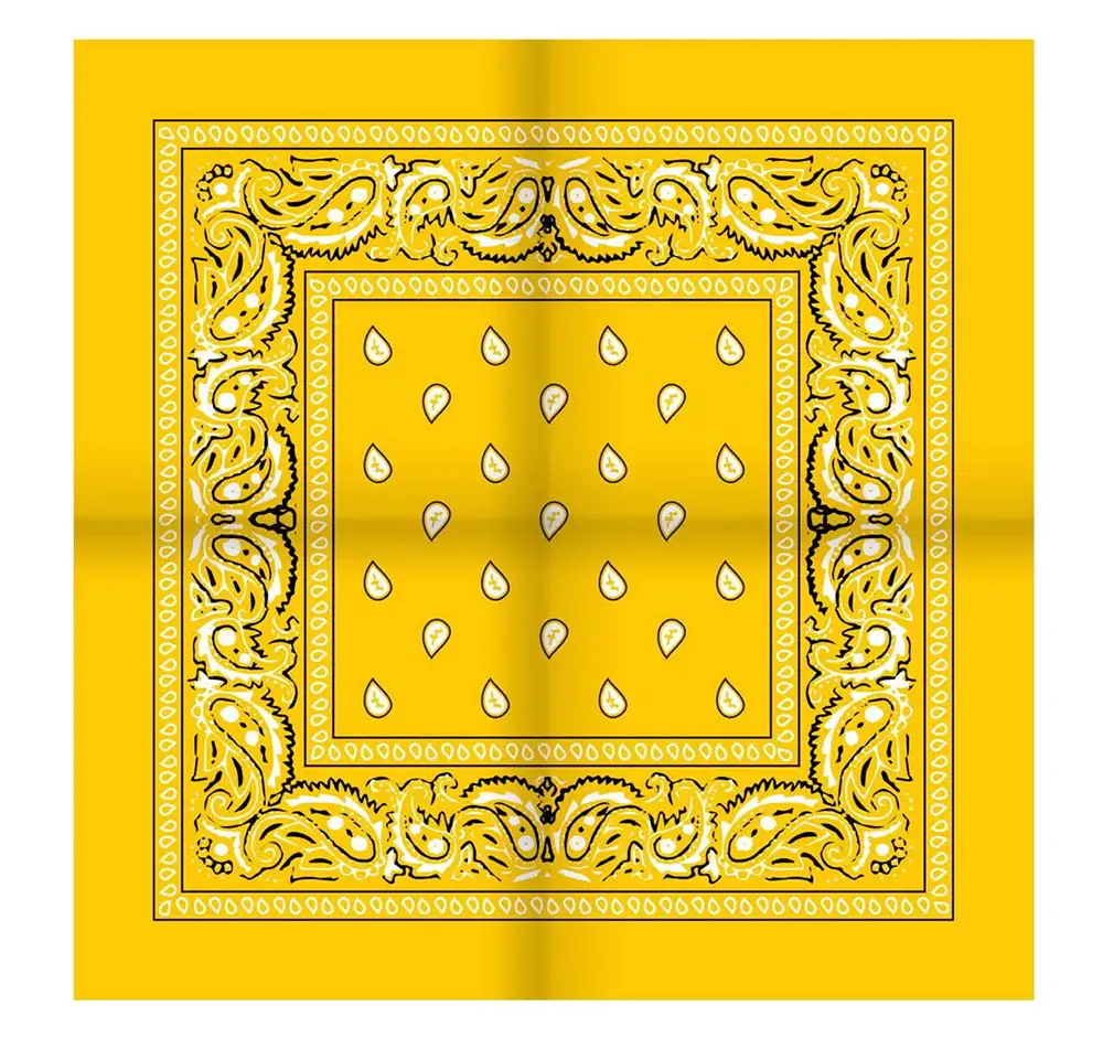 Boerenzakdoek Rain drop 54x54 - Rode zakdoek