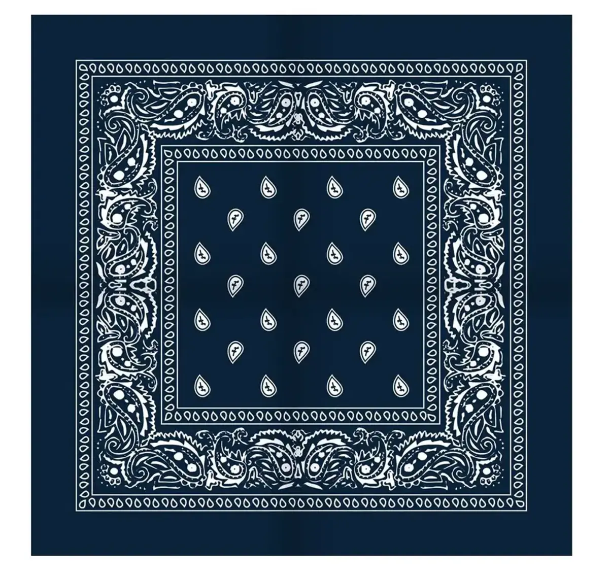 Boerenzakdoek Rain drop 54x54 - Rode zakdoek