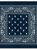 Boerenzakdoek Rain drop 54x54 - Rode zakdoek