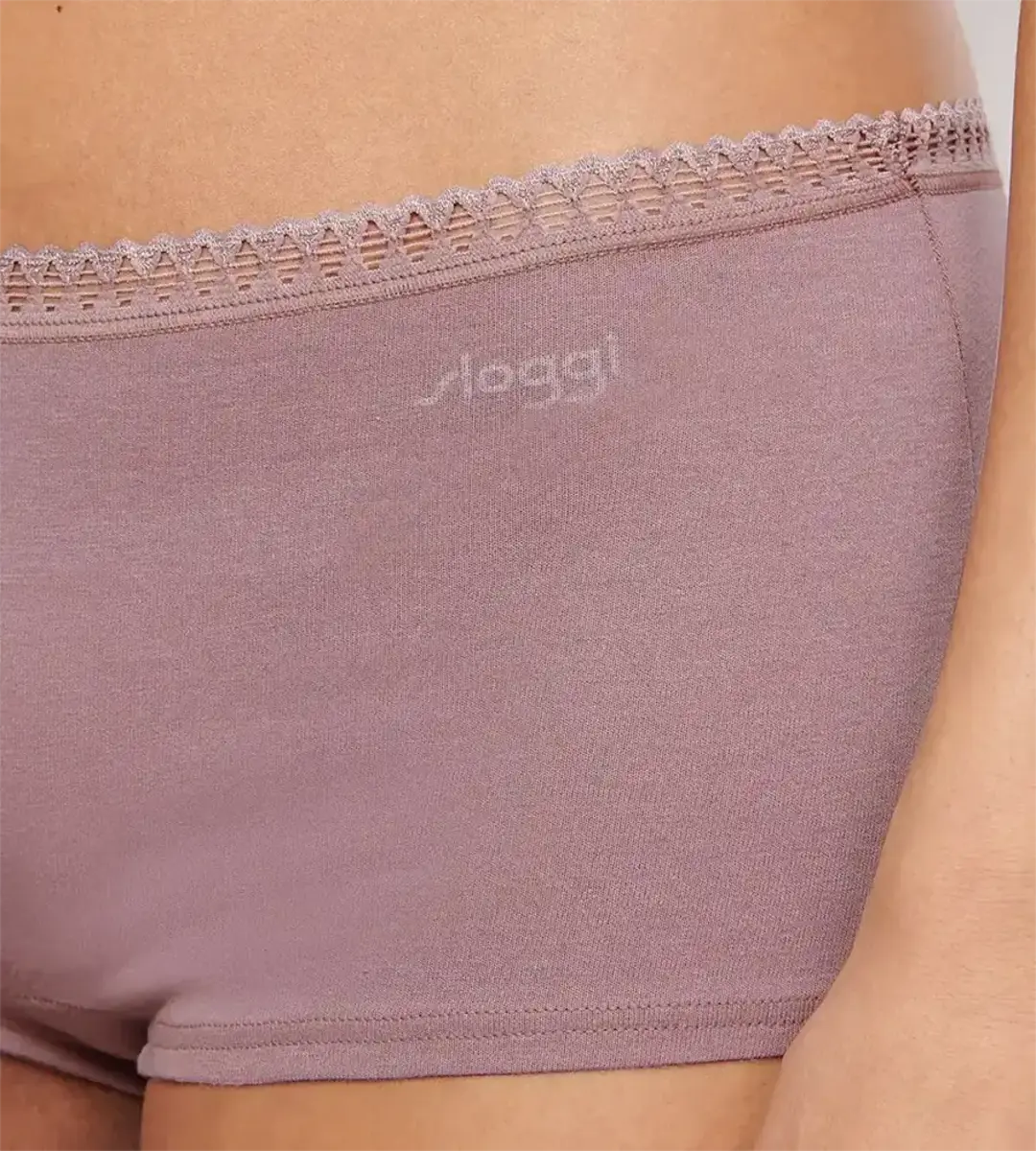 Sloggi 3-pack Crush Go dames boxershorts - Biologisch Katoenen dames onderbroeken - Multipack vrouwen ondergoed