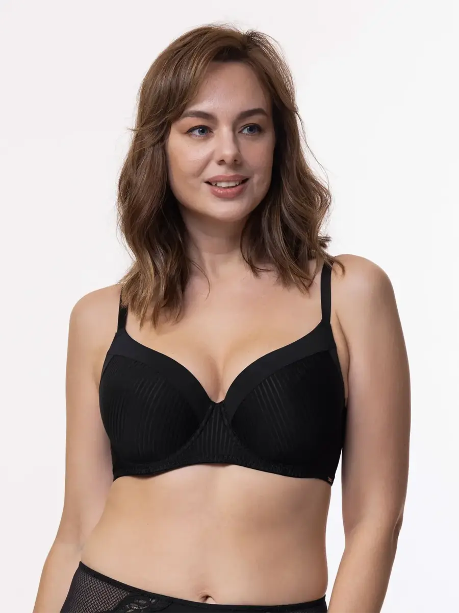 Dorina BH Carmen - T-shirt BH met Beugel - Grote maten bh met vulling met brede bh band