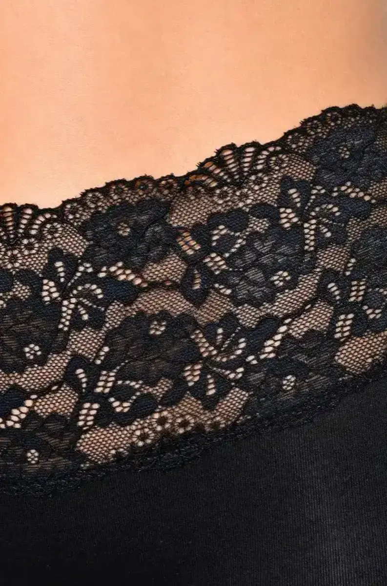 Nina von C dames taille slip Modal kant - Comfortabele kanten hoge dames onderbroek - Huidvriendelijk