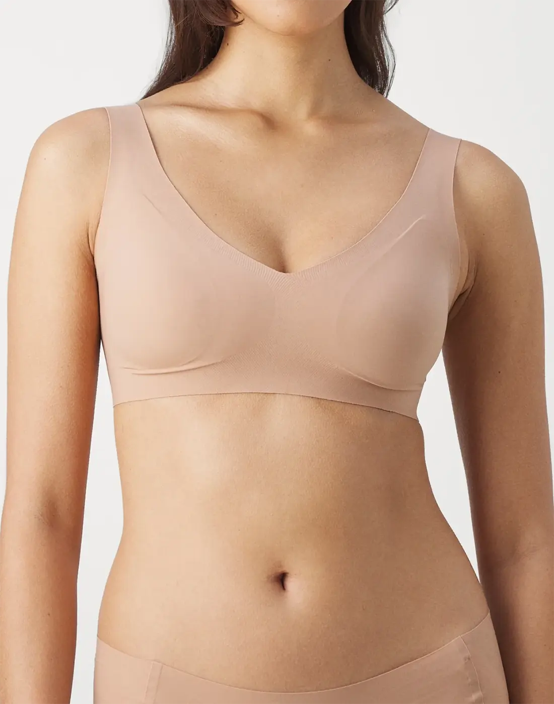 Sloggi Zero Feel Bralette padded 2.0 - naadloze Bh - Comfortabele Bh top zonder beugel of sluiting - Schijnt niet door
