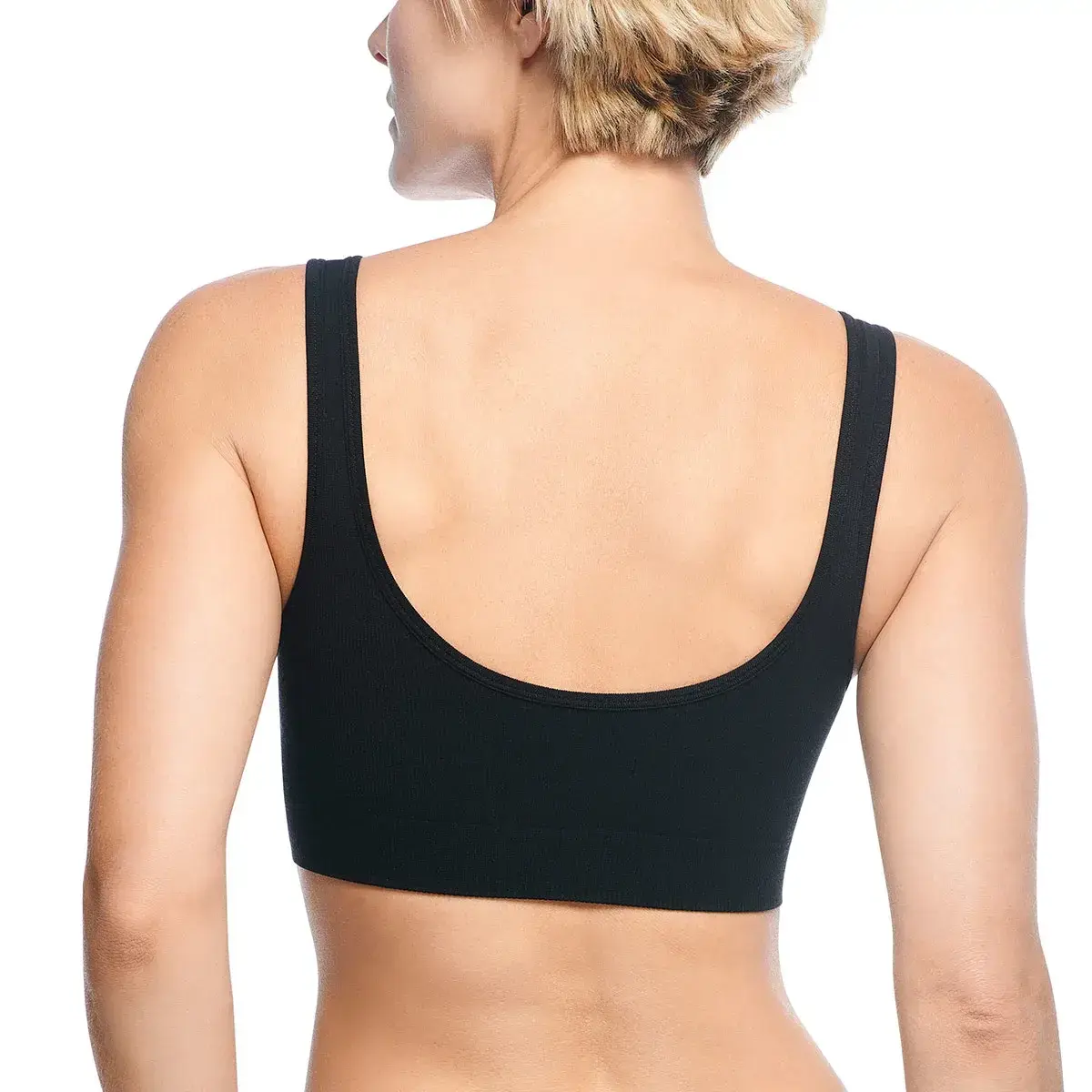 Bamboo Basics naadloze BH's - Fleur Top - Bustier BH top - Basic bralette zwart en huidskleur Bamboo Basics naadloze BH's - Fleur Top - Bustier BH top - Basic bralette zwart en huidskleur